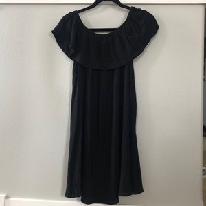 Off the Shoulder Ruffle Top Dress